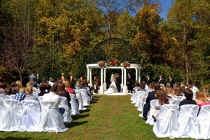 Cavender Castle Outdoor Wedding Ceremony_142