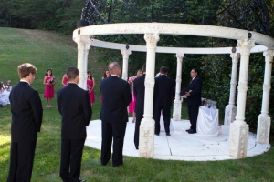 Cavender Castle Outdoor Wedding Ceremony_172