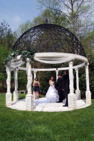 Cavender Castle Outdoor Wedding Ceremony_289