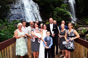 Intimate Waterfall Wedding